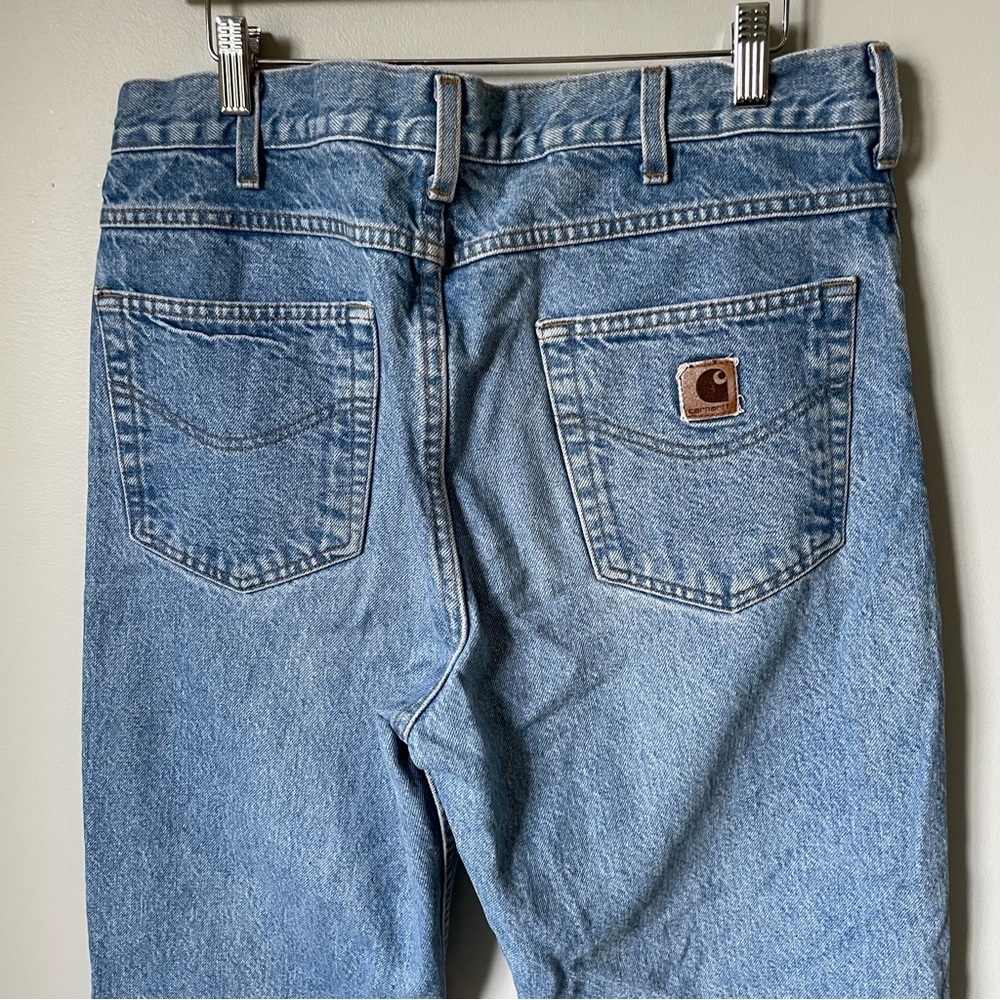 Vintage Carhartt Denim Jeans Size 38x32 - Picture 4 of 9